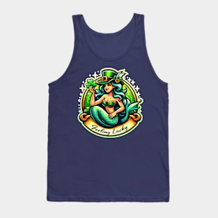 Feeling Luck - Green Mermaid Tank Top